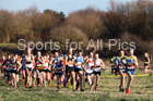 Girls under-15s North Eastern Cross Country, 2018 Northern Cross Country Champs., Wrekenton, Gateshead. Photo:  David T. Hewitson/Sports for All Pics